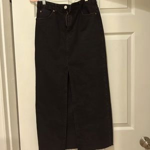 Stradivarius long slit skirt size 38 (US size 6)